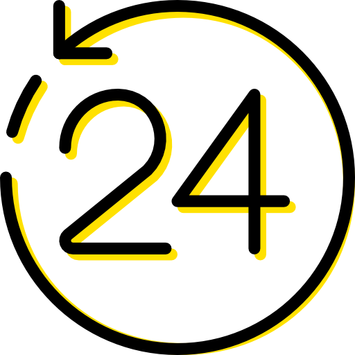 24 stunden kostenlos Icon 24 stunden kostenlos Icon