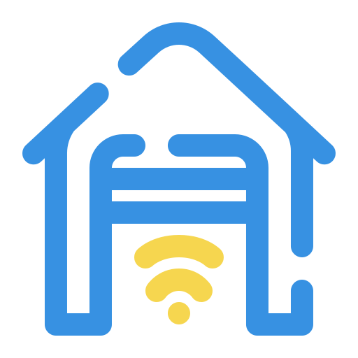garaje inteligente icono gratis