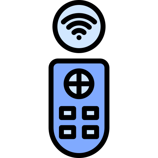 Remote Control Generic Blue Icon