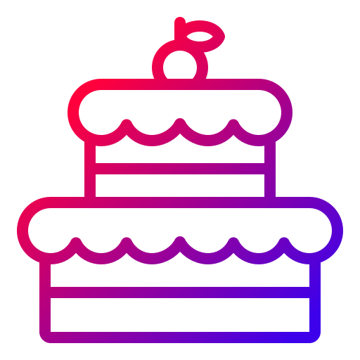 Cake Generic Gradient icon