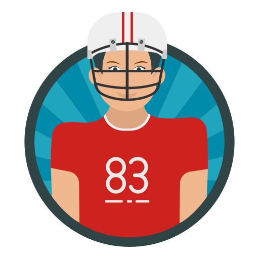 Rugby player free icon