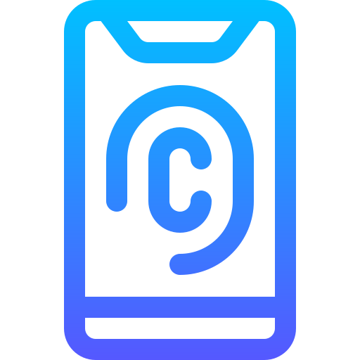 huella dactilar icono gratis