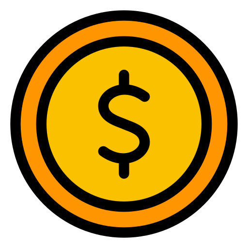 Coins Generic Outline Color icon