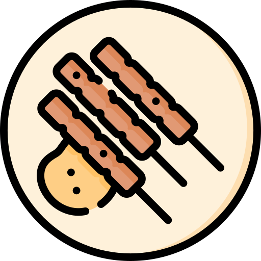 satay icono gratis