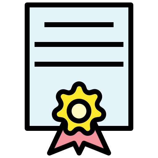 증명서 무료 아이콘