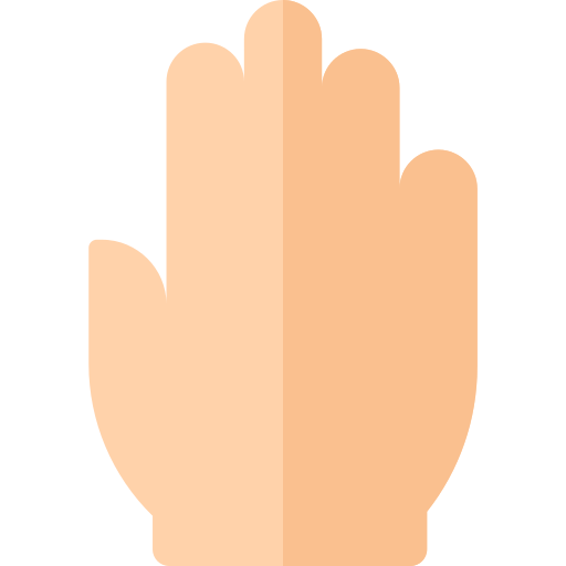 Hand Cursor Basic Rounded Flat Icon