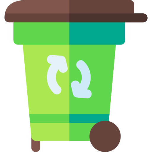 tacho de reciclaje icono gratis