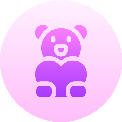 osito de peluche icono gratis