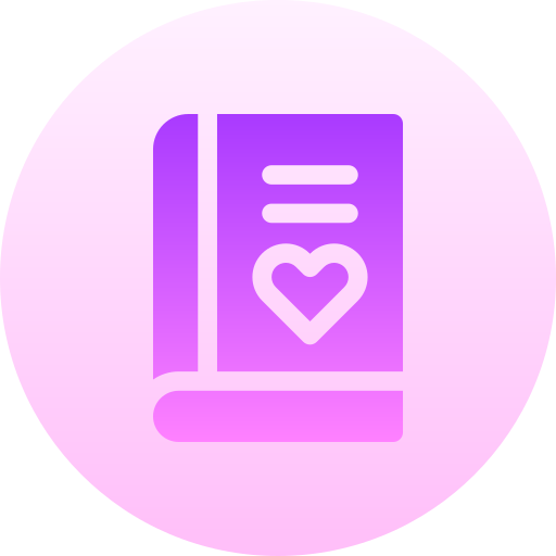 Diary Basic Gradient Circular icon