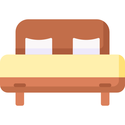 Double bed Special Flat icon