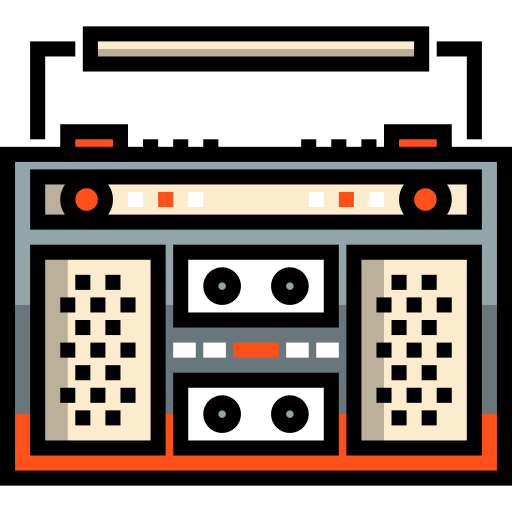 cassete de rádio grátis ícone cassete de rádio grátis ícone