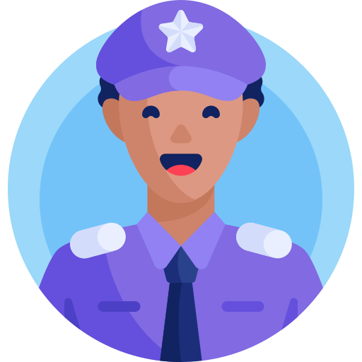 policía icono gratis