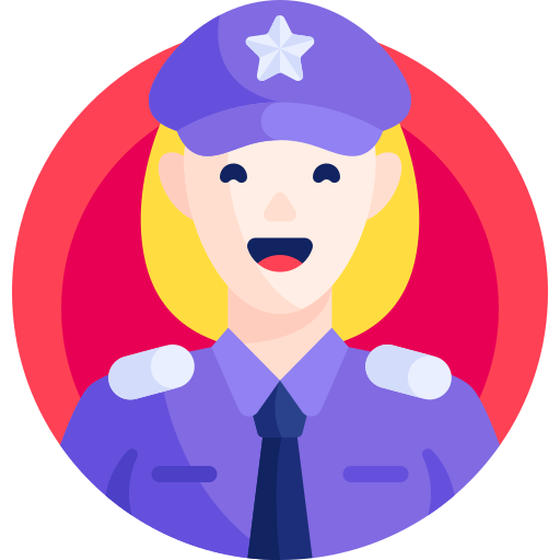 policía icono gratis