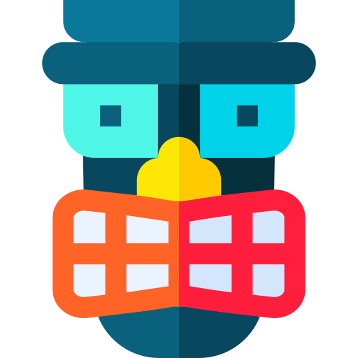 máscara tiki icono gratis