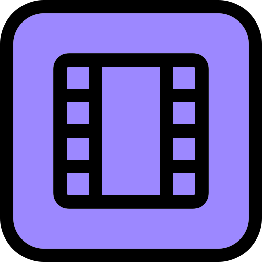 Video Generic Outline Color icon