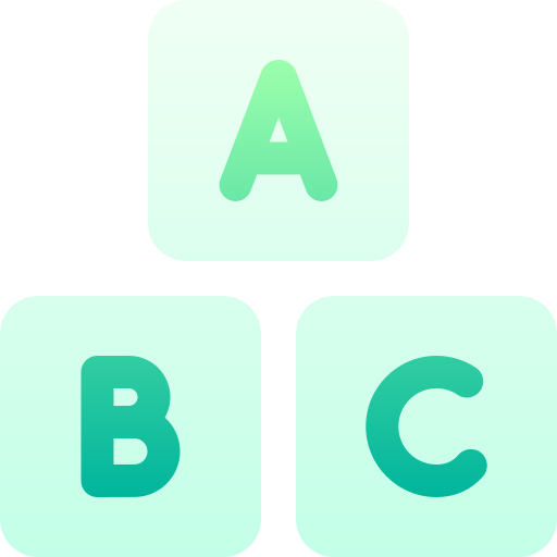 Abc block - Free education icons