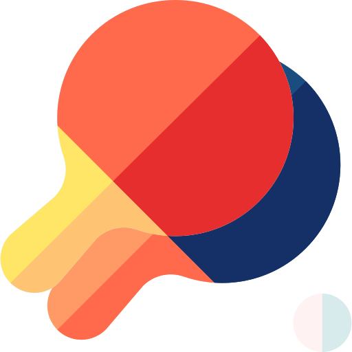 Ping pong Basic Straight Flat icon