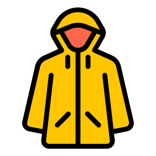 impermeable icono gratis