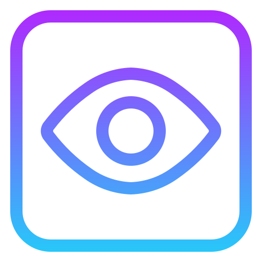 Eye Generic Gradient icon