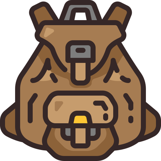 mochila icono gratis