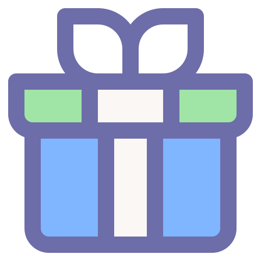 caja de regalo icono gratis