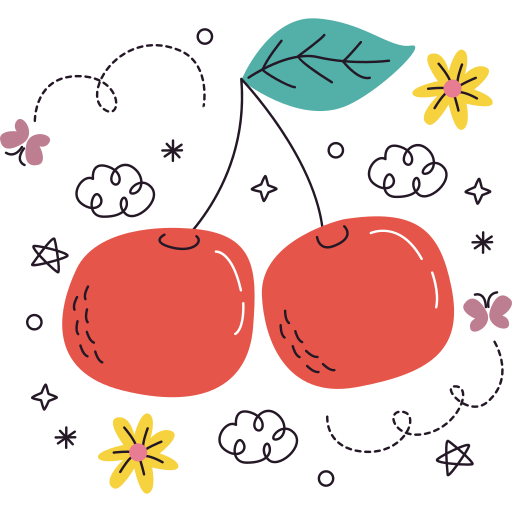 kirsche kostenlos Sticker kirsche kostenlos Sticker