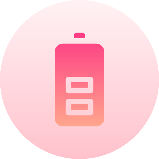 Battery Level Basic Gradient Circular Icon