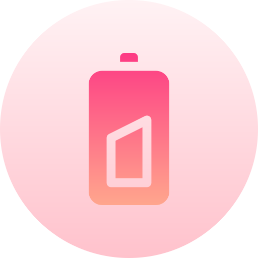 Medium charge Basic Gradient Circular icon