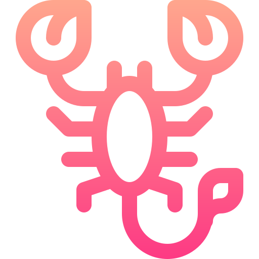 Scorpion Basic Gradient Lineal Color Icon