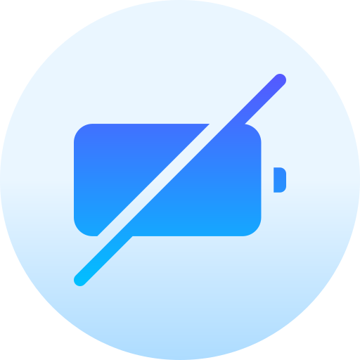 batería vacía icono gratis