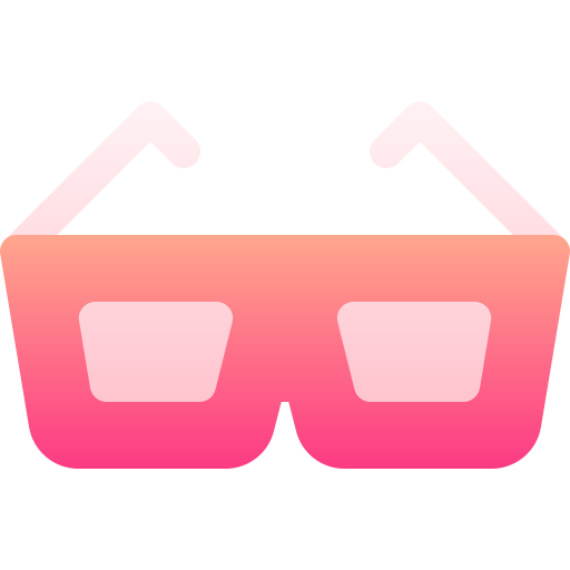 gafas 3d icono gratis