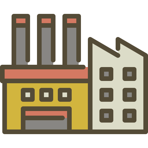 Factory Generic Outline Color icon