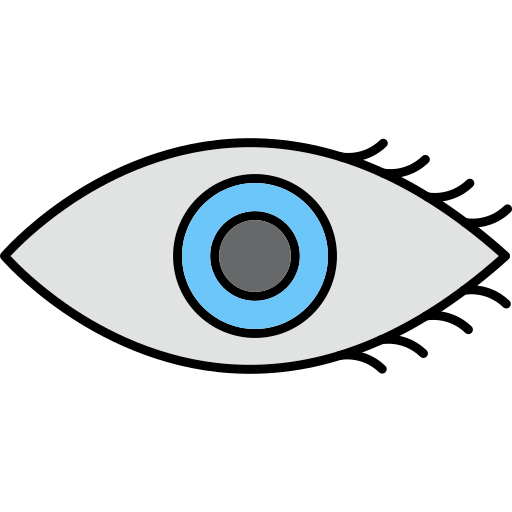 visión icono gratis