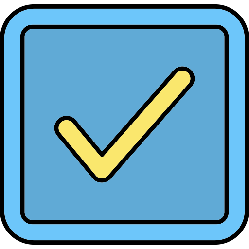 Complete free icon