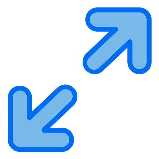 Arrow Generic Blue icon