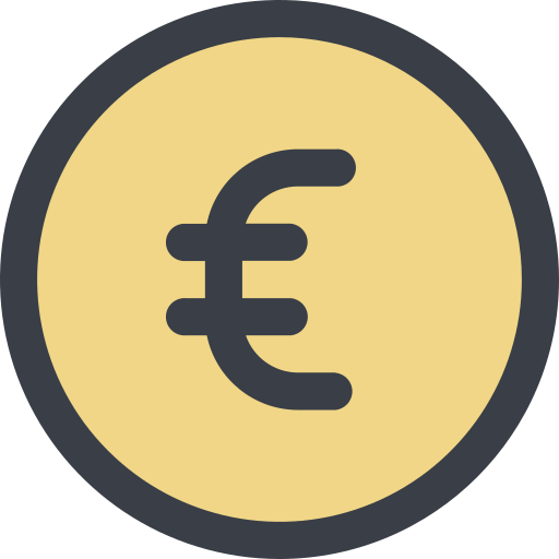 euro icono gratis