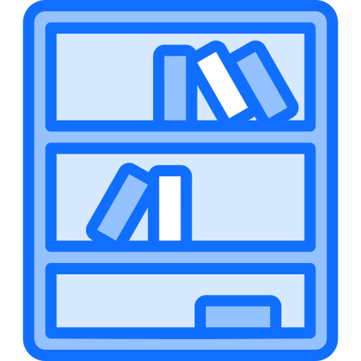 estantes de livros grátis ícone