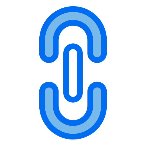 Chain Generic Blue icon