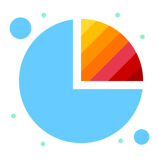 gráfico circular icono gratis