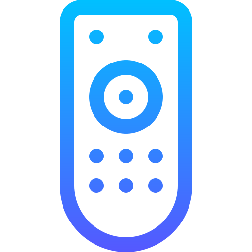 Remote control Basic Gradient Lineal color icon