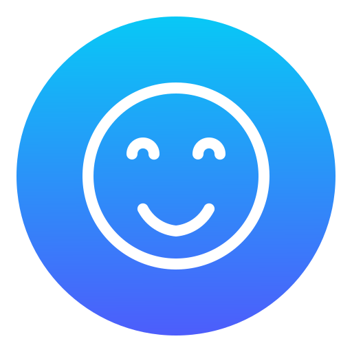 Emoticon Generic Flat Gradient icon