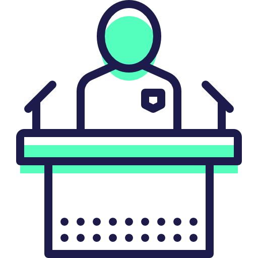 conferencia icono gratis