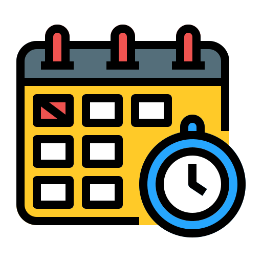 Schedule Generic Outline Color icon