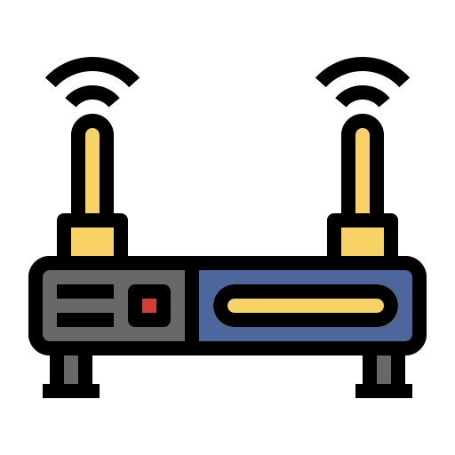 router inalámbrico icono gratis