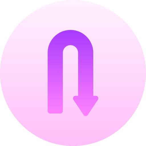 U turn free icon