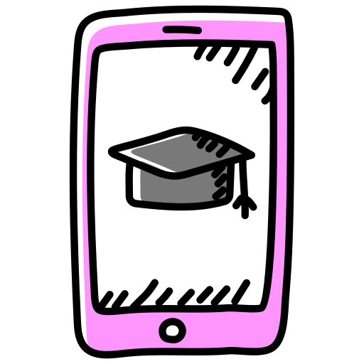 educación en línea icono gratis