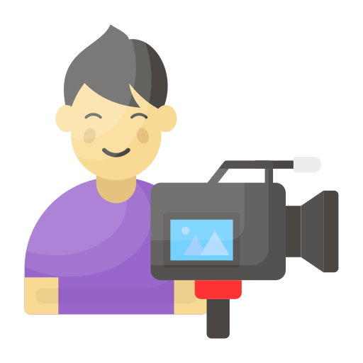 vlogger icono gratis