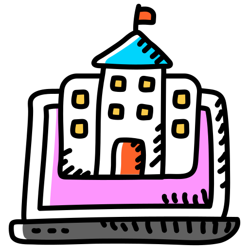 educación en línea icono gratis