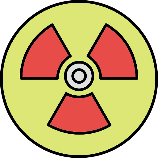 Radioactivity free icon