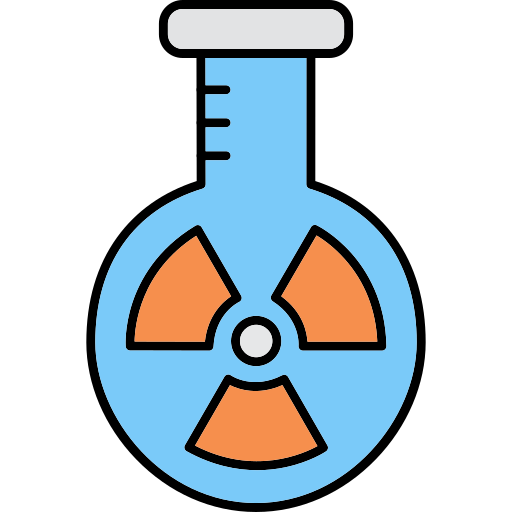 energía nuclear icono gratis